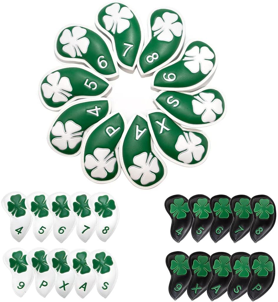 Golf iron golf iron head set of golf club head covers for PU leather iron head golf iron golf club covers for iron head covers with Velcro closure