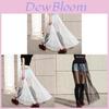Feminine Womens Sheer Mesh Long Skirt With High Waist And Pleated Design For Office And Casual Wear