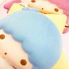 MORIPiLO Body Sanrio Characters KikiLala Micro Plush Nap by Morishita Makura Pillow, (Die-Cut Cushion), Skin-Friendly Fabric, Toy, Pillow, 30x40x10cm,