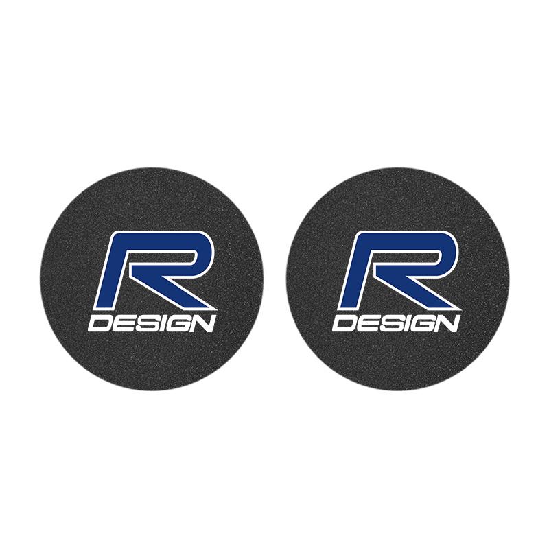 

2Pcs Suede Car Coaster Mat Anti-slip Water Cup Pad For Volvo Rdesign XC90 V90 V60 XC60 XC40 V40 EC40 EX40 S60 S90 S80 V70 EX90