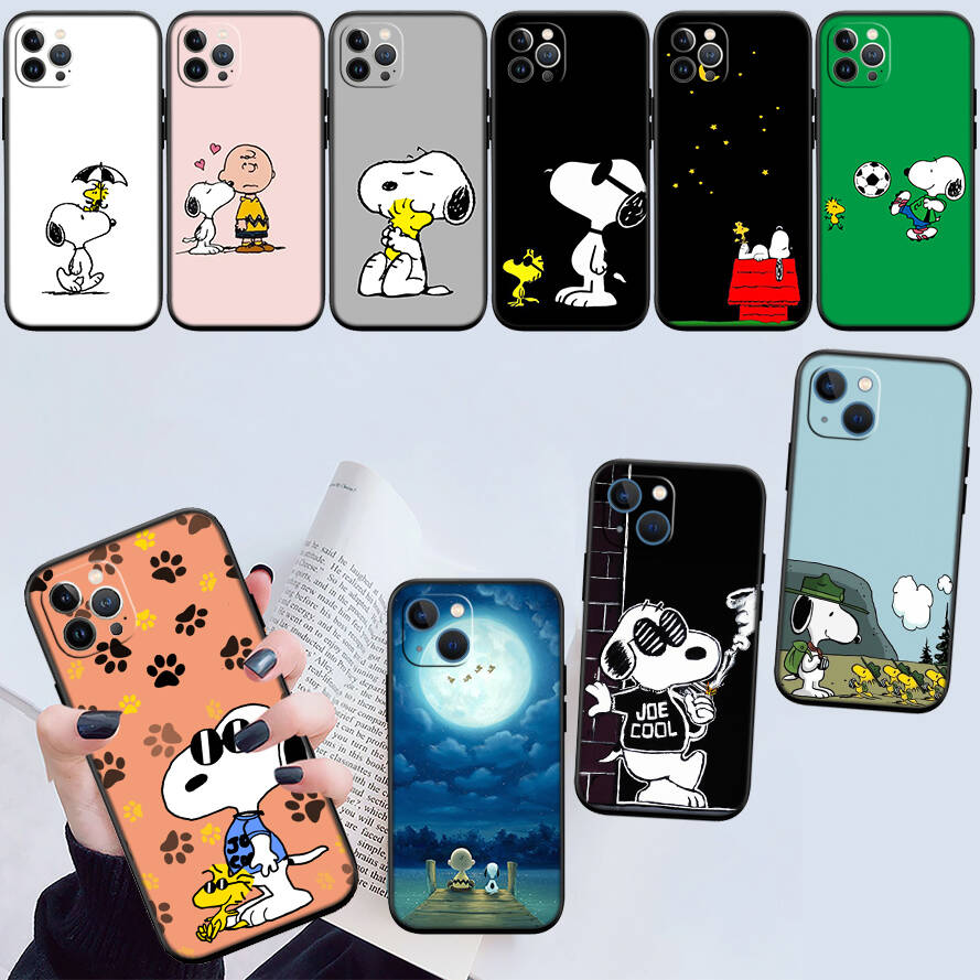 Cartoon Snoopy Case for Samsung A06 A35 A25 A24 A15 A05S A05 M55 M35 M15 A02 A12 A13 A10 A16 A20 A30 A22 A31 A32 A33 A42 A50
