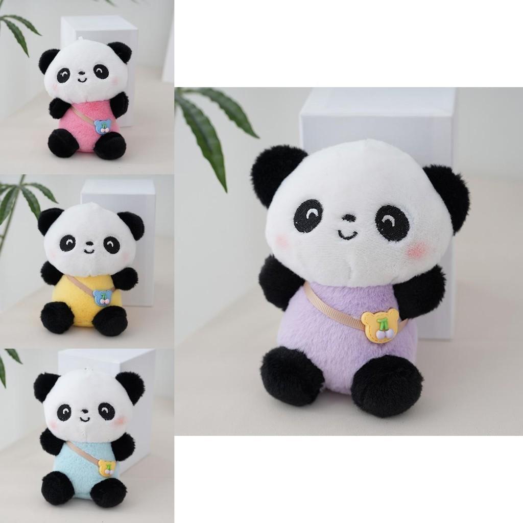 Creative Panda Plush Keychain Cute Cartoon Doll Stuffed Animal Toy Gift