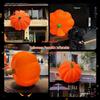 Large Halloween Pumpkin Lantern with Ghost and Spider Décor
