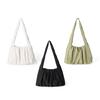 Pleated Versatile Bag Fashion Bag Large Capacity Shoulder Bags for Women Girl