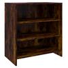 vidaXL Sideboard Räuchereiche 70x40,5x75 cm Holzwerkstoff