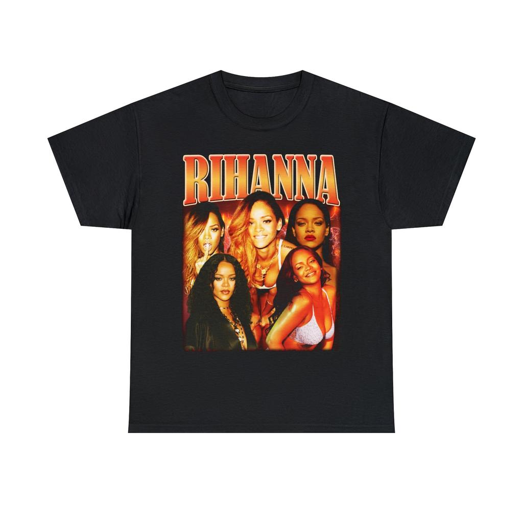 Maglietta Rihanna, T-shirt Rihanna, T-shirt unisex classica Rihanna, Classico più venduto