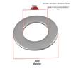 Stainless Steel Flat Washer Spacer, Thickened Round Gasket (M3-M42)