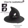 Black Wizard Witch Hat Festival Fancy Dress Sorting Book Character Accessory