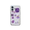 Anti-Fall Purple Cat iPhone 15/16/17 Pro Max Case - Double Layer, Compatible with iPhone 13/14