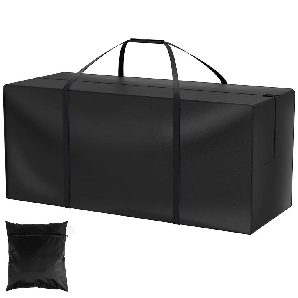 New Cushion Storage Bag Garden Furniture Protective Holder Bag Cover with Zipper Handle Waterproof Patio Cushion Bag Dustproof