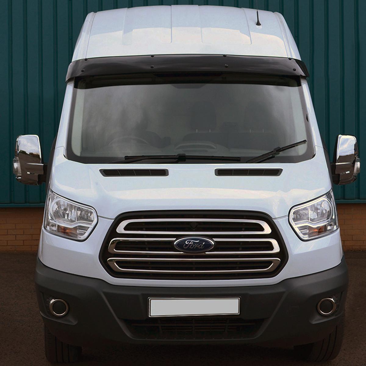 

Козырек на лобовое стекло (черный глянец, 5мм) для Ford Transit 2014- гг