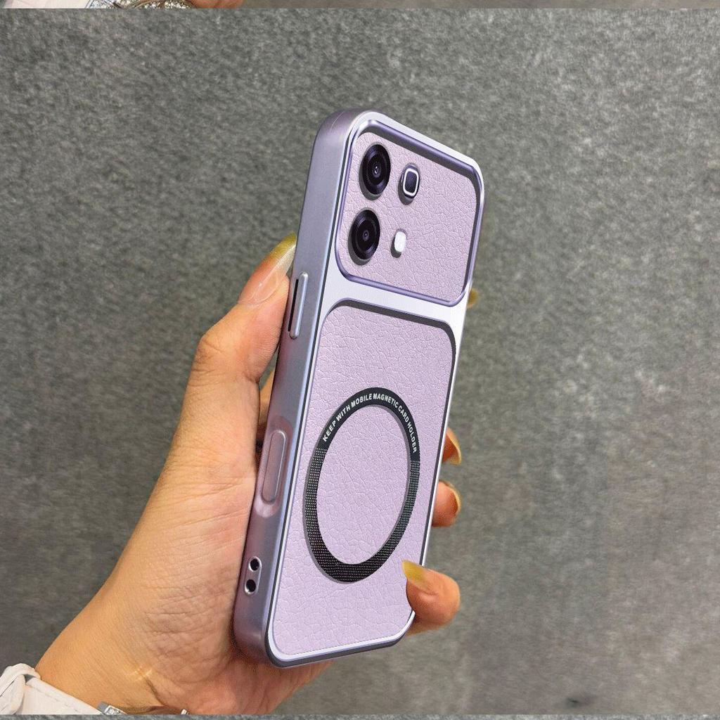 Upgraded Big Lens Protection Case for infinix NOTE 60 Pro,60 Luxury Leather Casing with Magnetic Ring