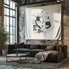 Bohemian Wall Tapestry Aesthetic Room Decor Nature Tapestry Forest Tapestry Bedroom Wall Hanging Dorm Decor Home Decor Landscape