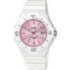 Casio LRW-200H-4E3V Analog Watch Gloss White Pink Metallic Women's Kids Generic Model