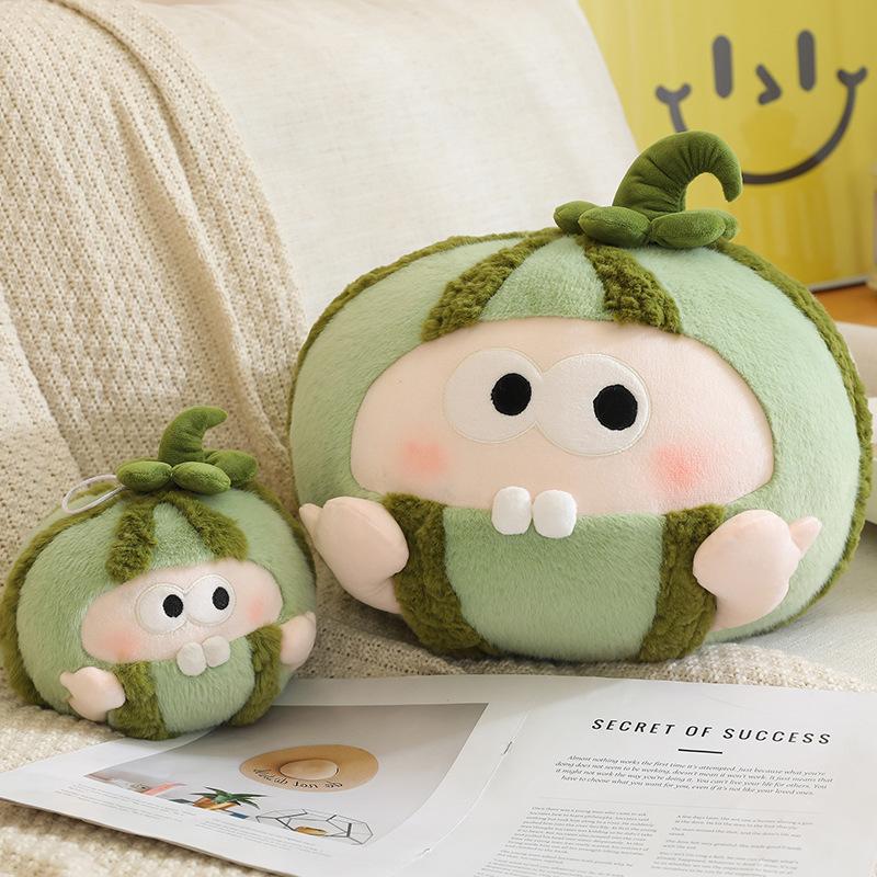 New Cute Melon-eating Mass Doll Rag Doll Plush Doll Claw Machine for Children's Girlfriend's Birthday Gift