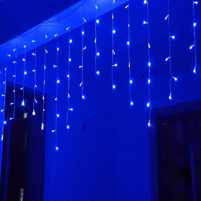 12 Meter (39Fuß) LED Reis Lichterkette – Blaue Ausgefallene Dekorative Lichter für Innen- und Außenbereich, Schlafzimmer, Hochzeits- & Festival-Ambiente 1er-Pack