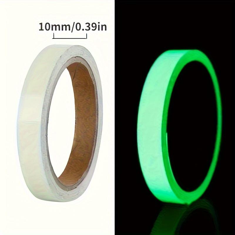 Glow-In-The-Dark Tape Adhesive Tape for Night Visibility Safety Warning Tape for Security and Home Decor