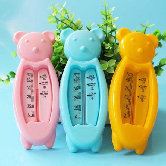 Cartoon Bear Shape Baby Shower Bath Water Thermometer Temperature Test Tool