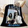 Aaliyah's Fashion Icon Personalized Name Blanket Throw Customizable Blanket Soft & Cozy Suitable for Office Chair Bedding Home Decor Living Room