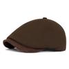Vintage Forward Cap Men Beret Spring Autumn Peaked Cap