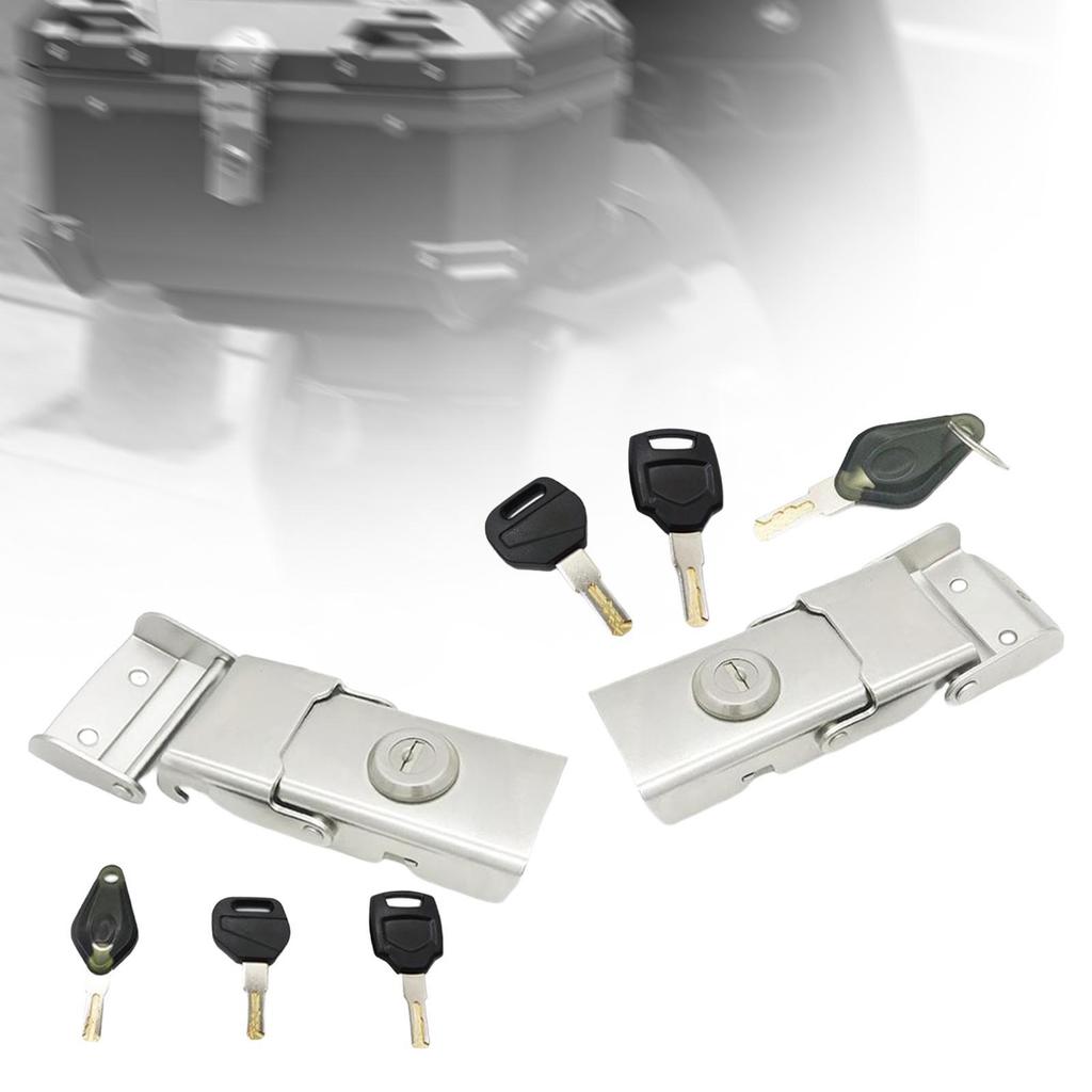 Motorcycle Trunk Lock Anti-theft for Saddlebags Wooden Case Tool Box