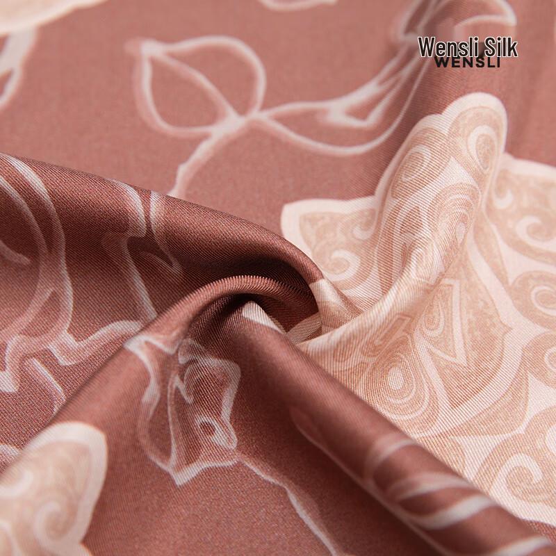 WENSLI Women's 100% Mulberry Silk Large Square Scarf Shawl