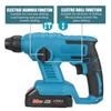 6200RMPM 88VF Electric Rotary Hammer Rechargeable Cordless Multifunction Hammer Impact Drill for 18V Battery