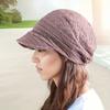 Casual Soft Beanies Cap Short Brim Bonnets for Women Loose Crochet Women Baseball Cap Autumn Winter Foldable Earflap Hats Hollow