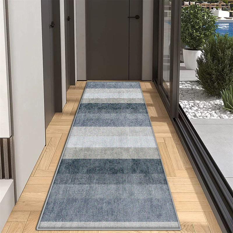Balkonový dlouhý koberec Chodbové koberce Jednoduchý styl Obývací pokoj Ložnice Protiskluzová rohož do chodby Schody Předsíň Přizpůsobitelná podlahová rohož
