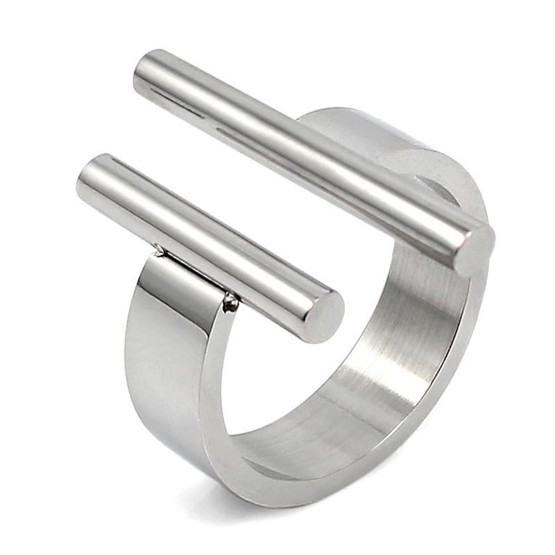 Woman Men s Ring Custom Silver Color Stainless Steel O RIng  Wedding Bands Water Anti-rust Jewelry Simple Popular 3 Styles 6