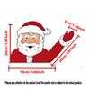 Christmas Car Sticker Wiper Sticker Creative Father Christmas Wiper Stickers Father Christmas, Car Rear Window Sticker