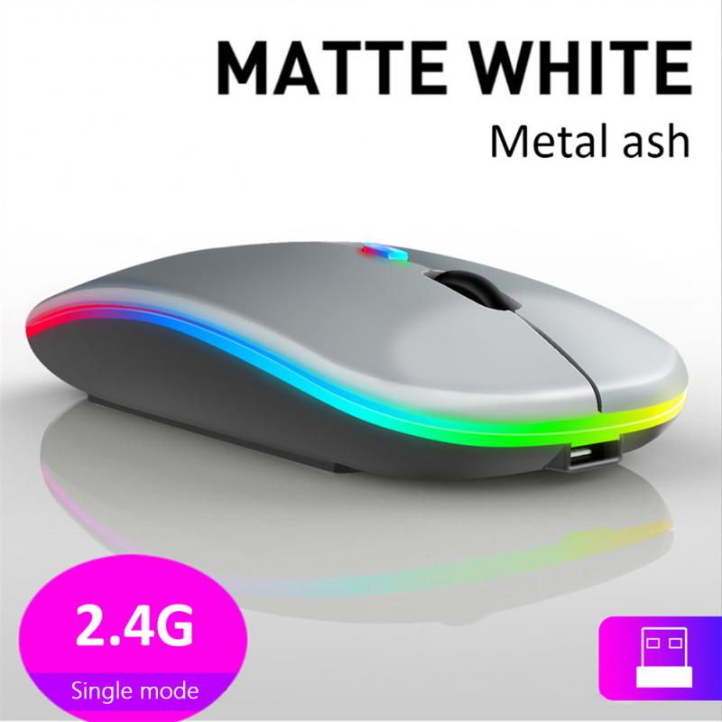 Pc Gamer Wireless Bluetooth Silent Mouse For MacBook Tablet Computer Laptop PC Mice Slim Quiet 2.4G Wireless Mouse Portable