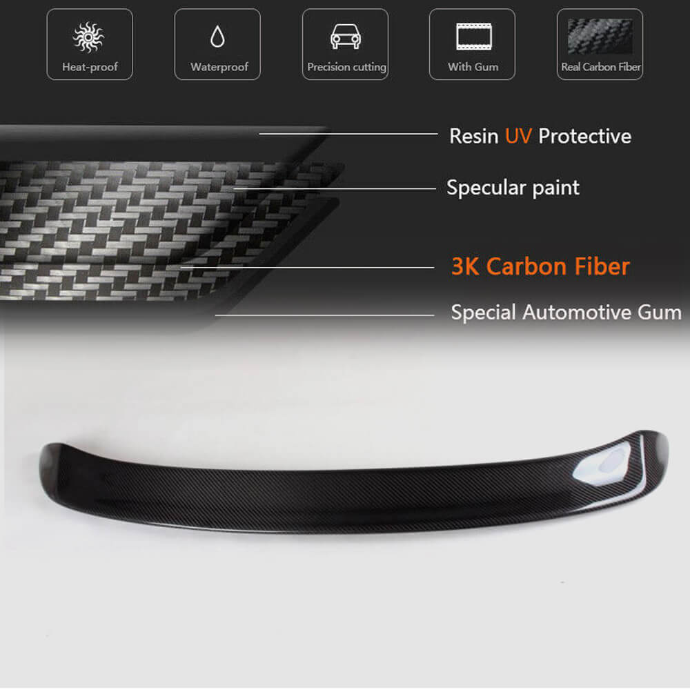 Spoiler V2 (for Base HB 2010-2013, Carbon) for Volkswagen Golf 6