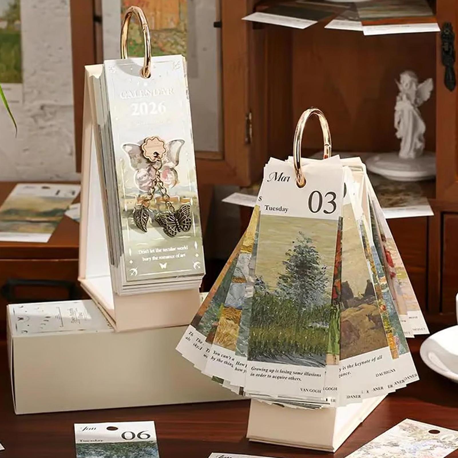 

2026 Настольный календарь Ежедневные отрывные листы Офисный настольный органайзер Планировщики Блокноты для записей Расписание Блокнот для заметок для домашнего офиса China Mainland