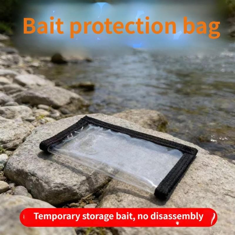 Clear Fishing Baits Organizers Waterproof Lures Storage Bag Fishing Sorting Accessories Storage Bag For Easy Storage