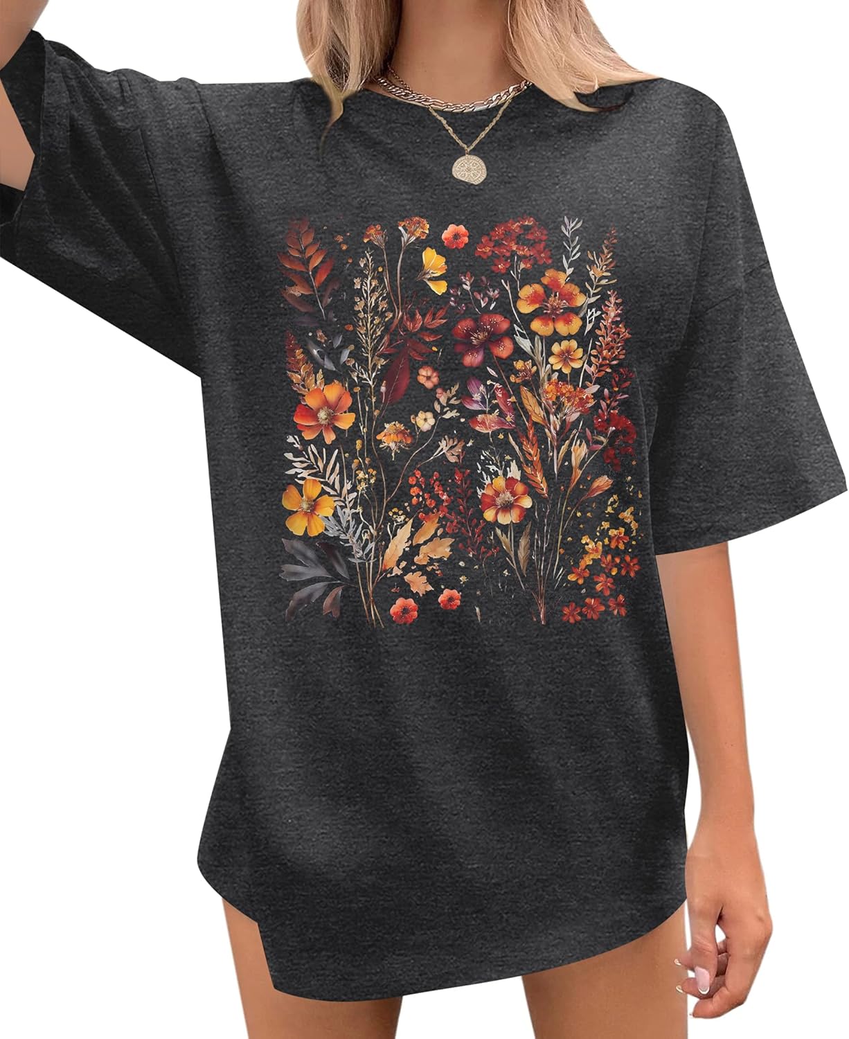 

Graphic Tees Women Oversized T-Shirts: Summer Hawaiian Beach Tops Shirts Hawaii Tropical Beachy Short Sleeve Outfit S разноцветный