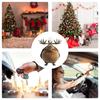 Elk Christmas Tree Ornaments Acrylic Cartoon Moose Ornaments for Christmas Tree Car Hangable Pendant 2D Flat Seasonal Decor