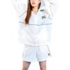 MLB SS22 New York Yankees Basic Solid Color Small Logo Straight Leg Mid Rise Casual Shorts Unisex Shorts Cream 3ASMB0623-50CRS