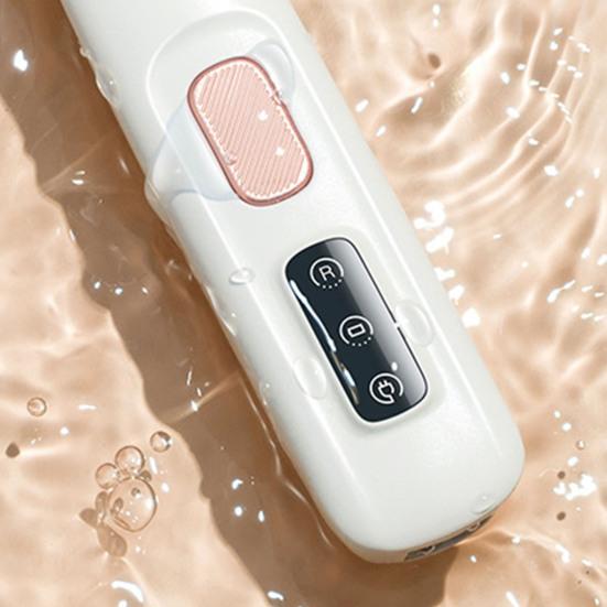 Šuns letenų kirpiklis su LED lempute 3-in-1 elektrinis šunų plaukų kirpimo mašinėlė žemo triukšmo belaidė įkraunama naminių gyvūnų skustuvas letenoms, ausims, snukiui, užpakaliui