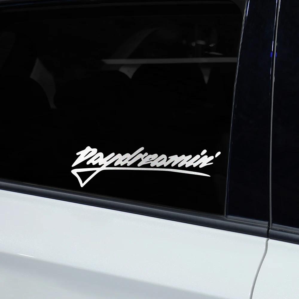 Car Sticker Creative Daydreamin Daydream Decor Decal Motorcycle Windshield Rear Guard Personality Text Tuning Decorative Cover