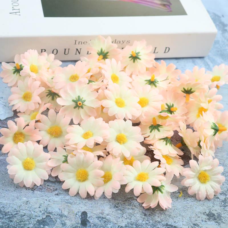 Набор для изготовления венка из подсолнухов своими руками - Головки шелковых цветов для рукодельных композиций