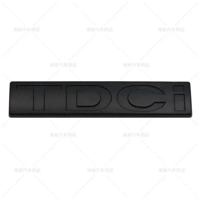 3D Metal TDCI Letters Car Rear Trunk Emblem Badge Sticker Decals For Ford Kuga Explorer Transit Accessories