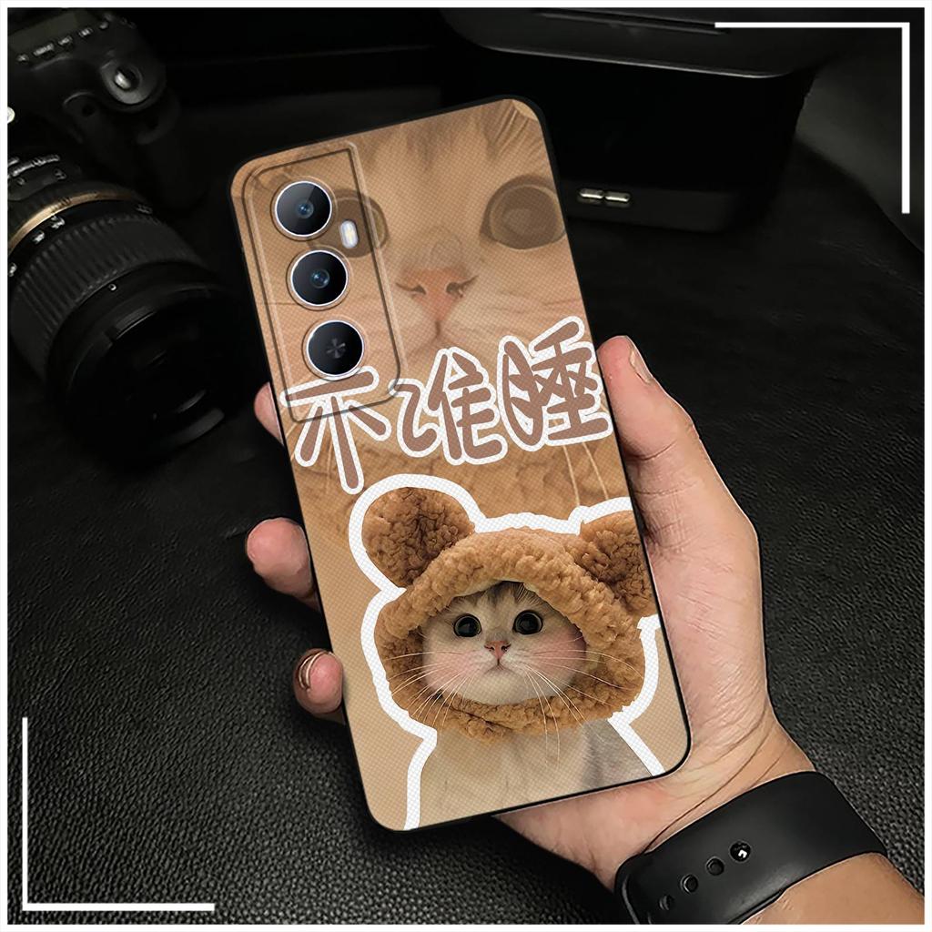 Dirt-resistant Phone Pouch Phone Case For Realme C65 Anti-dust Silicone Durable Soft case Cartoon Protective Couple Cute
