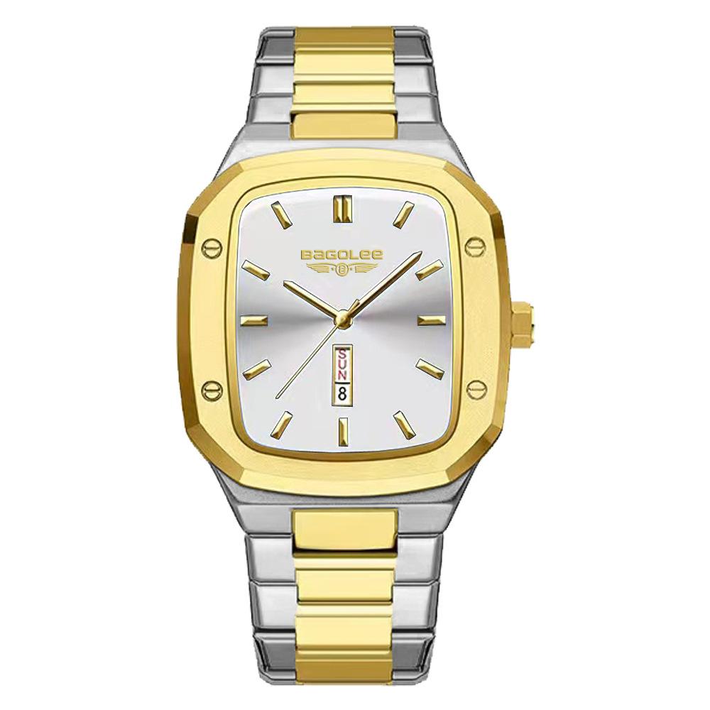 Men s Business Watch Steel Belt Men s Watch Calendar Luminous Sports Quartz Watch Men s