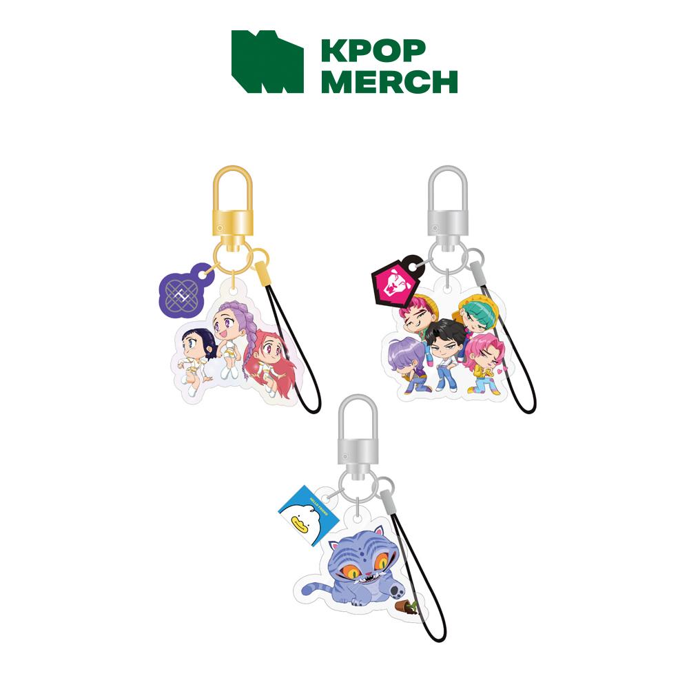 [Pre-order] KPOP DEMON HUNTERS - Official Light Stick Keyring Charm