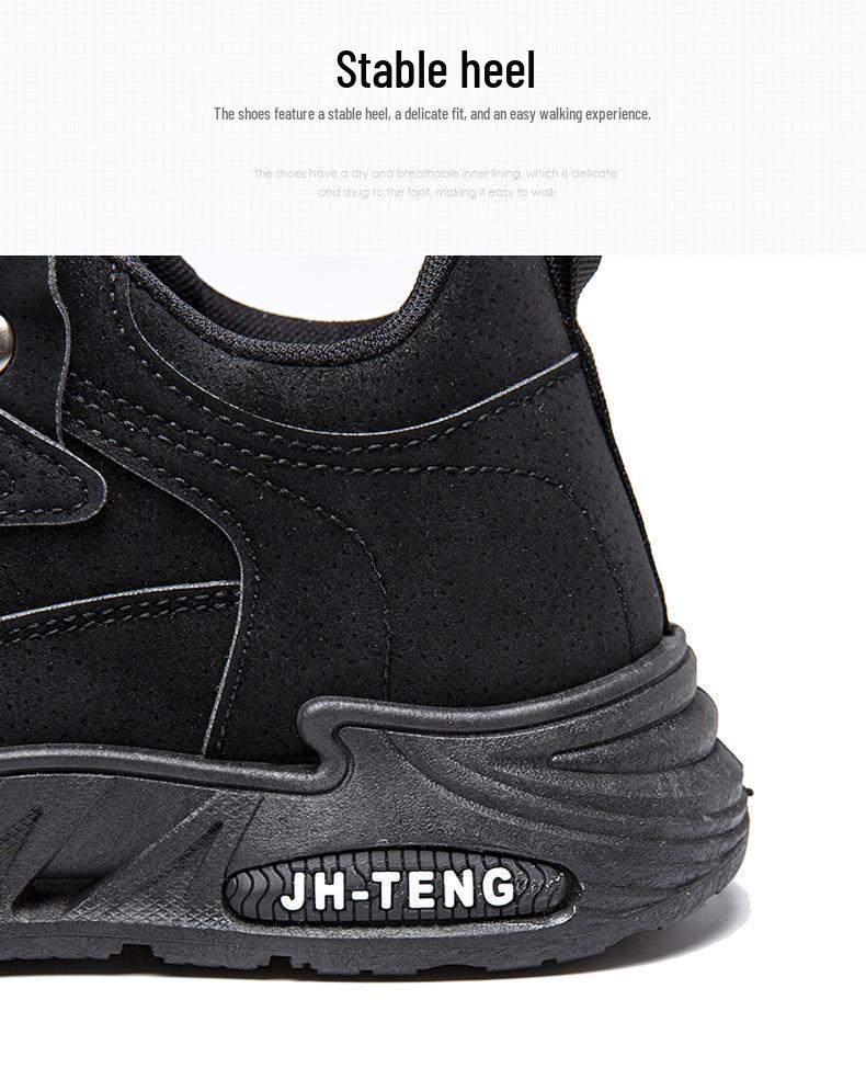Men's Large Size Trendy Lace-up Running Shoes - Casual, Comfortable, Versatile, Lightweight Dad Sneakers
