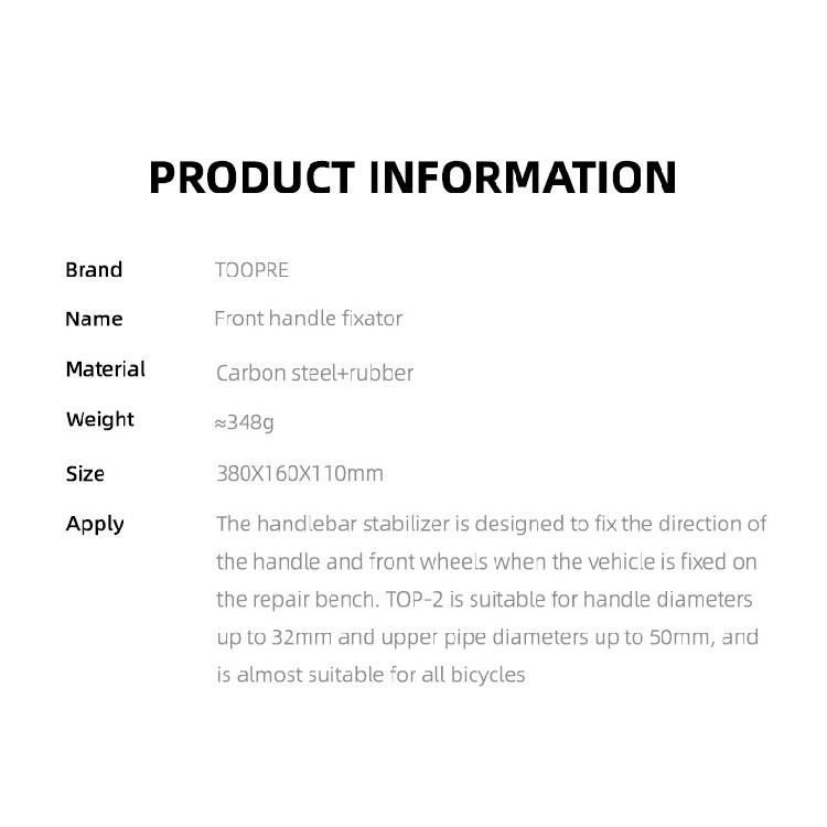 TOOPRE Bicycle Handlebar Stabilizer Mountain Road Bike Handlebar Reinforcement Anti Sway Tool