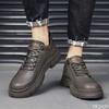 Men's New workwear Shoes Retro low cut leather shoe Casual comfortable work shoes Fashion lightweight Male shoes Homme Zapatos