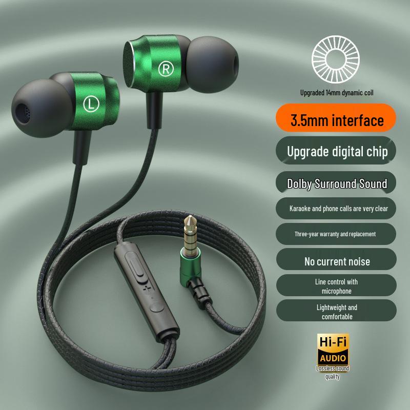 In-Ear Type-C Noise-Canceling Headphones for Huawei & Oppo