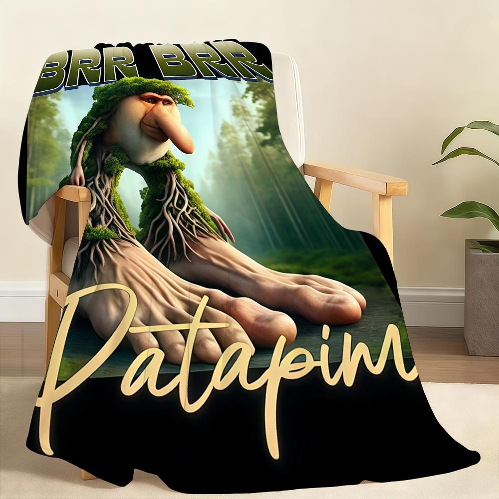 ITALlAN Brainrot Creative Animal Blanket Soft Throw Blanket for Home Bedroom Bed Sofa Picnic Travel Office RestCover BlanketGift
